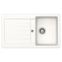 GLEM GAS LS1G86WH | LAVELLI | 86X50 - 1 vasca + gocciolatoio - pilette 31/2 - BIANCO