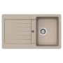 GLEM GAS LS1G86S | LAVELLI | 86X50 - 1 vasca + gocciolatoio - pilette 31/2 - SABBIA