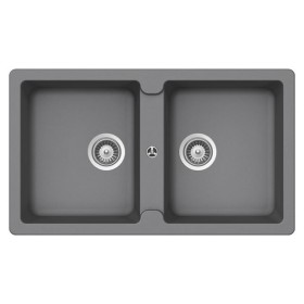 GLEM GAS LS286C | LAVELLI | 86X50 - 2 vasche - pilette 31/2 - CROMA