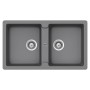 GLEM GAS LS286C | LAVELLI | 86X50 - 2 vasche - pilette 31/2 - CROMA