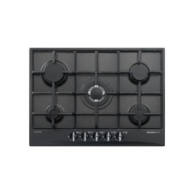 GLEM GAS GT755AC | PIANI COTTURA A GAS | 5 f.gas + 1 tripla corona - accensione sottomanopola - griglie in finitura mat - abbina