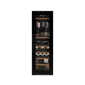 Vinum Design VD40D-FG | LIBERO POSIZIONAMENTO Cantina Vino da 34-40 bottiglie, Doppia Temperatura Indipendente, Finitura Porta N