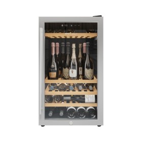 Vinum Design VD60SCSW | LIBERO POSIZIONAMENTO Cantina Vino da 51-60 bottiglie, Singola Temperatura, Finitura Porta in Acciao Sat