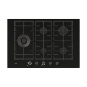 Haier BI HAVG7WL5WS6B/1 | 33803182 |  | Piano Cottura  75 cm | Piano cottura a gas in Vetro temperato nero, 75cm, 5 bruciatori,