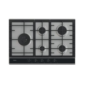 Haier BI HAHG7WL5XH 33802909 Piano Cottura  75 cm Piano cottura a gas in Acciaio, Inox, 75cm, 5 br