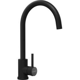 Schock 533027S |PRIMA | MISC. IN ACCIAIO INOX MASSICCIO CANNA ALTA AD OMBRELLO - SCHOCK SAVING APERTURA 90 |  | NERO OPACO