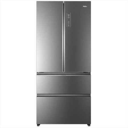HAIER FS SELECTION HB18FGSAAA | Frigorifero Side by Side 358 L No Frost Classe E Porta francese Argento, Titanio