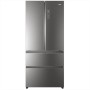 HAIER FS SELECTION HB18FGSAAA | Frigorifero Side by Side 358 L No Frost Classe E Porta francese Argento, Titanio