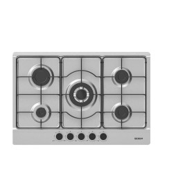 SEKOM SMPG75 | INCASSO |PIANI COTTURA GAS 71-75CM | P.COTT.GAS 75CM 5F 1TRIPLACOR. G.SMALTATE INOX