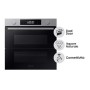 SAMSUNG SELECTION NV7B45403BS/U5 | Forno Dual Cook Flex™ Serie 4 76L, Classe Energetica: A+, Capacità: 76L, Vapore Naturale