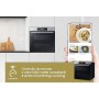 SAMSUNG SELECTION NV7B45403BS/U5 | Forno Dual Cook Flex™ Serie 4 76L, Classe Energetica: A+, Capacità: 76L, Vapore Naturale