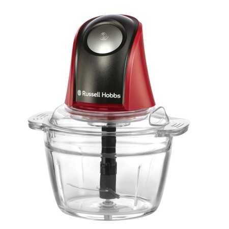 RUSSELL HOBBS  2713056 | TRITATUTTO 350W C.VETRO 500ML LAME INOX DESIRE RED