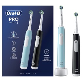 ORAL-B  PRO1DUOBLACKBLU | SPAZZ.ELETT.3D DUOPACK 1PZ BLACK+ 1PZ BLU