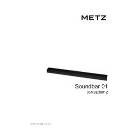 METZ  05MSE3001Z | SOUND BAR 2.0 30W BT USB HDMI NERO