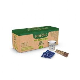 CAFFE BORBONE MASTKITACC10X50 | PED | KIT ECOLOGICO 50BICCH. +50PALETTE +50BUST.ZUCCH.