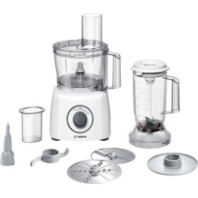 BOSCH PED  MCM3200W | Pack  | FOOD | Robot da cucina | 800 W, Bianco, Frullatore, 1x Disco per affettare sottile/spesso, 1x Disc
