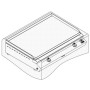 PLA.NET 0206073 | ACCESSORI DEDICATI | TELO.BBQ80 | telo copertura per plancha 80 cm  | 80 | 830 x 550 x h190 mm