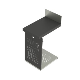 PLA.NET 0206128 | CAB (VERNICIATO) | KIT FRONT  | elemento chiusura dritto verniciato a polveri nero e dettagli in inox  | KIT F