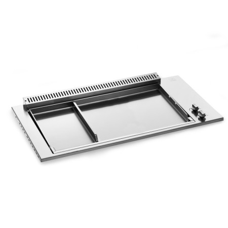 PLA.NET 0203106 | BUILT-IN SENZA COPERCHIO | B.IN80MIX.L | incasso 80 cm mix liscio | BUILT-IN | Bbq 26 p. inox liscia + 55 p. i