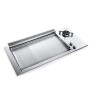 PLA.NET 0203111 | BUILT-IN SENZA COPERCHIO | B.IN80COMBI.LR | incasso 80 cm combi liscio/rigato | BUILT-IN | Bbq Combi 80 p.inox