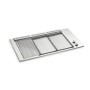 PLA.NET 0203114 | BUILT-IN SENZA COPERCHIO | B.IN80GRILL.R/LL | incasso grill 80 cm 2 liscio/1 rigato | BUILT-IN | Bbq 26+26 p.