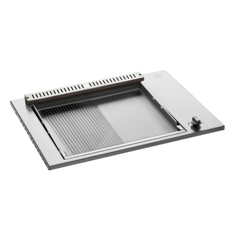 PLA.NET 0203103 | BUILT-IN SENZA COPERCHIO | B.IN55.LR | incasso 55 cm liscio/rigato | BUILT-IN | Bbq 26 p. inox liscia + 55 p.