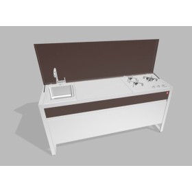 PLA.NET 183.CC.03PM | OASI 183.CC | Composizione 03B.INLAV 4056 e SOTTO+TOP+B.INF3 | PM - verniciato Moka |  |