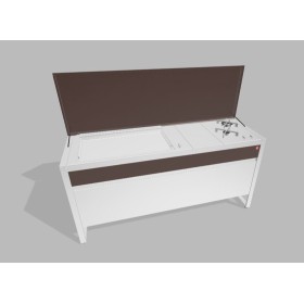 PLA.NET 183.CC.05PM | OASI 183.CC | Composizione 05B.IN80.L+TOP+B.INF2 | PM - verniciato Moka |  |