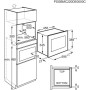Electrolux BI MO318GXE | Microonde con grill - Vano incasso 38 cm - Inserimento nel pensile - Volume 17 litri - Cottura a micr