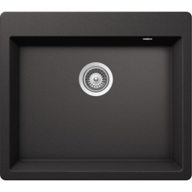 Schock SGTN100SA13 | SIGNATURE N100S | Cristalite | 635x559 | NERO ASSOLUTO | 1 VASCA