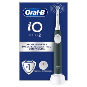 ORAL-B  IO2CLEANANDCAREDARKGREEN | SPAZZ.ELETT.3MOD.TEST.RICAM.GENTLECARE CARIC.VERDE