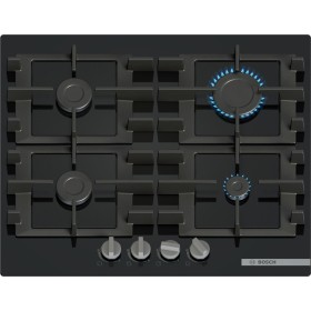 BOSCH  PNP6B6K40 | P.COTT.GAS 60CM 4F G.GHISA VETRO NERO
