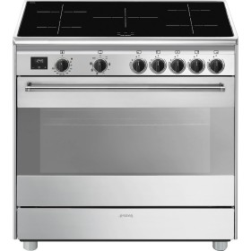 SMEG DOMESTICO LIBERA BG91IX2 | Cucina | 90x60 cm | Classica | Concerto | Acciaio Inox | Tipo pianale: Induzione | Tipo forno pr
