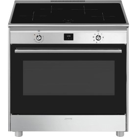 SMEG DOMESTICO LIBERA CG90CIXT | Cucina | 90x60 cm | Classica | Concerto | Acciaio Inox | Tipo pianale: Induzione | Tipo forno p