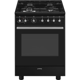 SMEG PREMIUM LIBERA CX61GMBL | Cucina | 60x60 cm | Classica | Concerto | Nero | Tipo pianale: Gas | Tipo forno principale: Termo