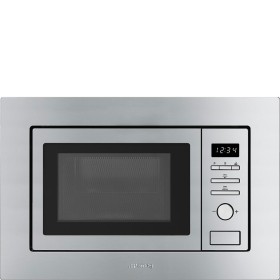 SMEG DOMESTICO SELECTION INCASSO FMI020X | Microonde | Universale | Da incasso | Microonde con grill | Acciaio Inox