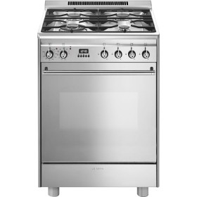 SMEG DOMESTICO LIBERA GP61X9 | Cucina | 60x60 cm | Classica | Concerto | Acciaio Inox | Tipo pianale: Gas | Tipo forno principal