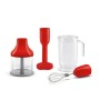 SMEG PED HBAC11RD Accessori Set 4 accessori versione rossa - Caraffa Tritatutto Frusta a filo inox Schiacciav