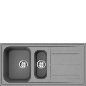 SMEG DOMESTICO INCASSO LZ102CT | Lavello | Universale | Lavello composito | Standard | Gocciolatoio: Reversibile | Numero vasche