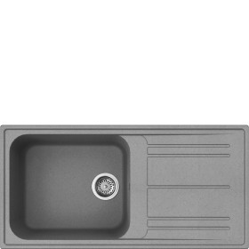SMEG DOMESTICO INCASSO LZ150CT | Lavello | Universale | Lavello composito | Standard | Gocciolatoio: Reversibile | Numero vasche