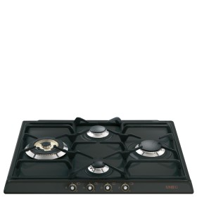 SMEG DOMESTICO SELECTION INCASSO SR764AO | Piano di cottura | Gas | 60 cm | Antracite | Incasso: Tradizionale
