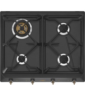 SMEG DOMESTICO SELECTION INCASSO SRV864AOGH | Piano di cottura | Gas | 60 cm | Antracite | Incasso: Tradizionale
