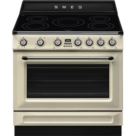 SMEG DESIGN LIBERA TR90IMP | Cucina | 90x60 cm | Victoria | Panna | Tipo pianale: Induzione | Tipo forno principale: Termoventil