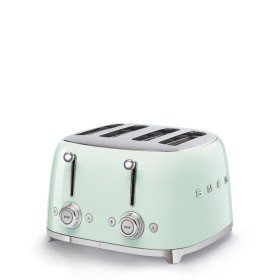 SMEG PED TSF03PGEU Tostapane Numero fette: 4 Nr di scomparti: 4 N livelli doratura: 6 Verde pastello Lucido