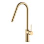 IMEX GCE020/OC | Miscelatore lavello monocomando mod. Kenia oro spazzolato, corpo in ottone oro spazzolato, cartuccia monocomand