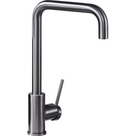 IMEX GCR004/BGM | Miscelatore lavello monocomando mod. Loira black gun metal, corpo in ottone finitura black gun metal, cartucci