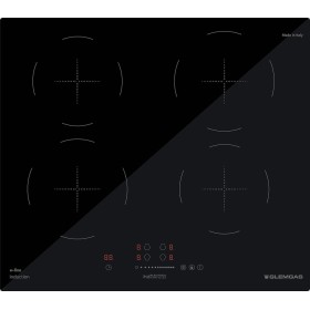 GLEM GAS  GTI640SL | P.COTT.INDUZ.60CM 4ZONE TOUCH FORO 48CM NERO