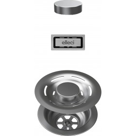 ELLECI Kitchen KITASPT-F-1VSELL-IN FLOW PRO OPEN TWIST INOX (FLOW PRO + TP RETT + OPEN TWIST LISCIO)