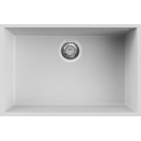 ELLECI Kitchen LGQ12068BSO LAV. QUADRA 120 67x44 1V BIANCO 68 SOTTOTOP