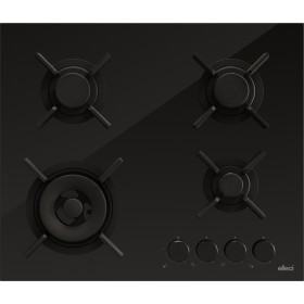 ELLECI Kitchen PVGU602BK PIANO GAS ON GLASS 60 BLACK